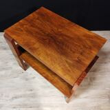 Art deco walnut coffee table