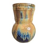 Vintage glazed stoneware vase