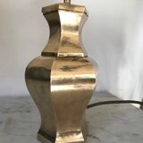 Brass hexagonal lamp