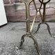 Table bistrot parisienne mid-century french Paris bistro table
