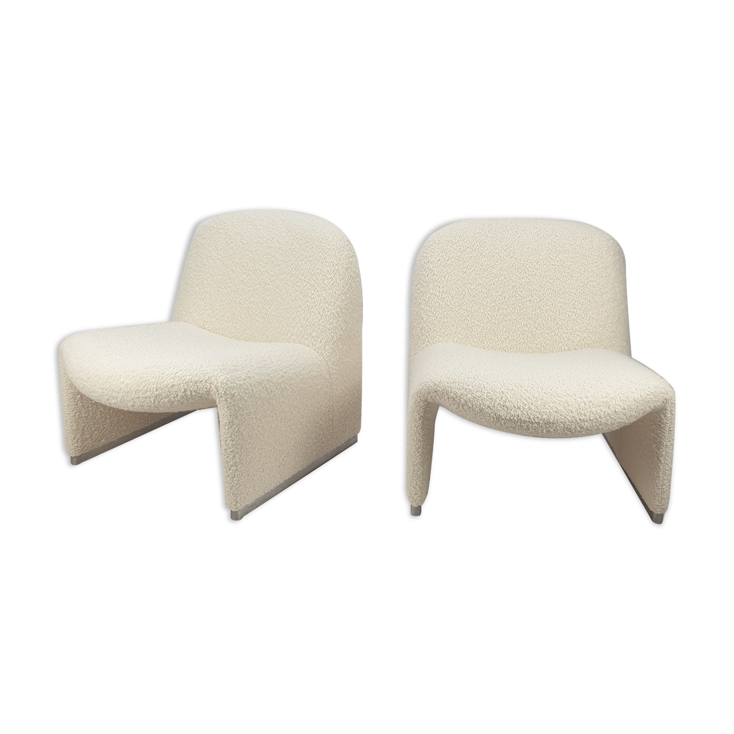 Set of 2 Alky Lounge Chairs by Giancarlo Piretti for Artifort, 1970s