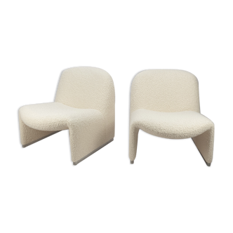 Set of 2 Alky Lounge Chairs by Giancarlo Piretti for Artifort, 1970s