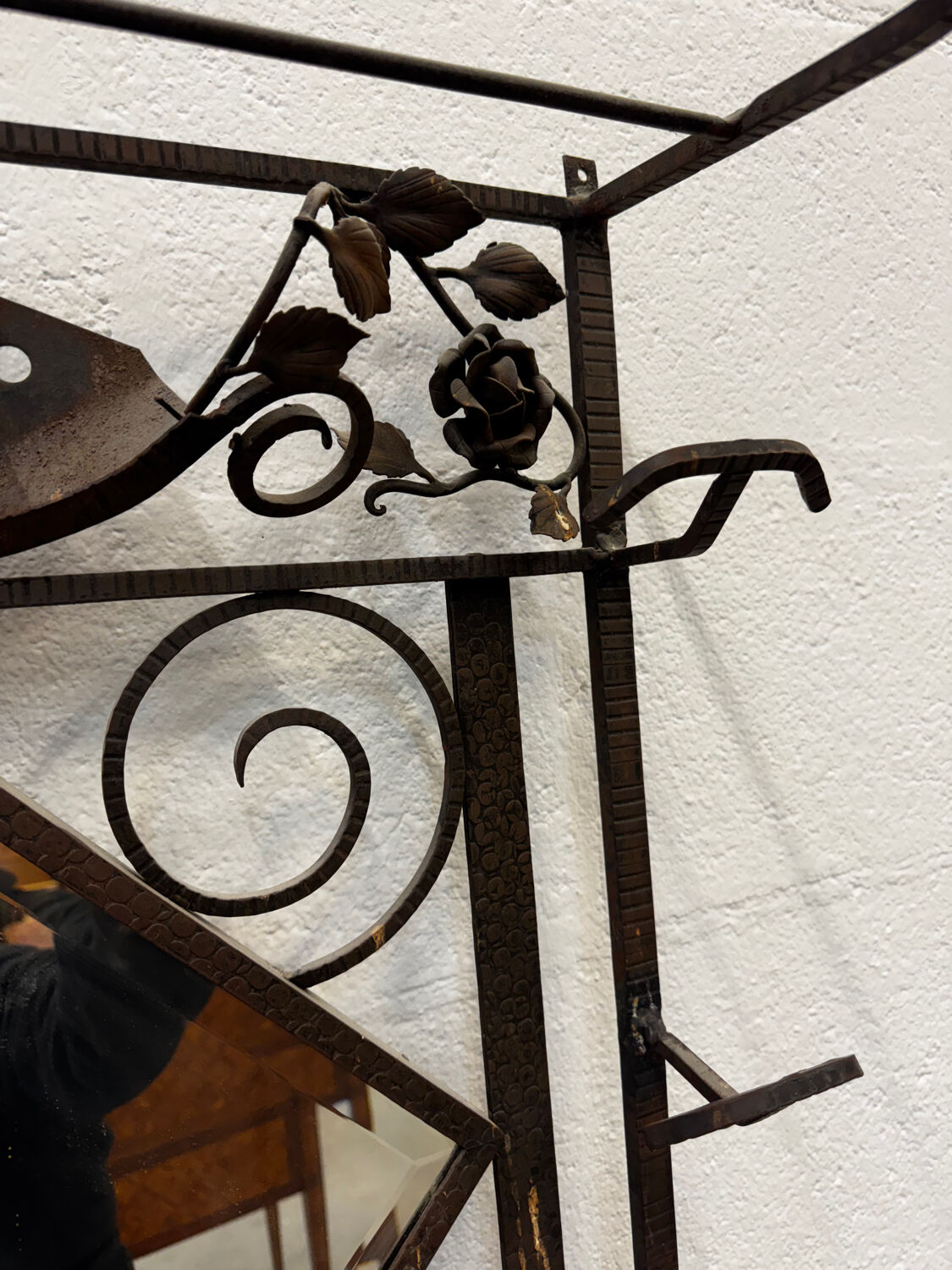 Art Deco coat rack / entrance hall wardrobe