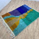 Colorful Moroccan wool rug 250cm x 150cm
