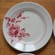 Lot de 4 assiettes Sarreguemines, collection Roseraie