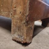 Old Parisian buffet in rustic oak 2 drawers 2 doors vintage country storage unit