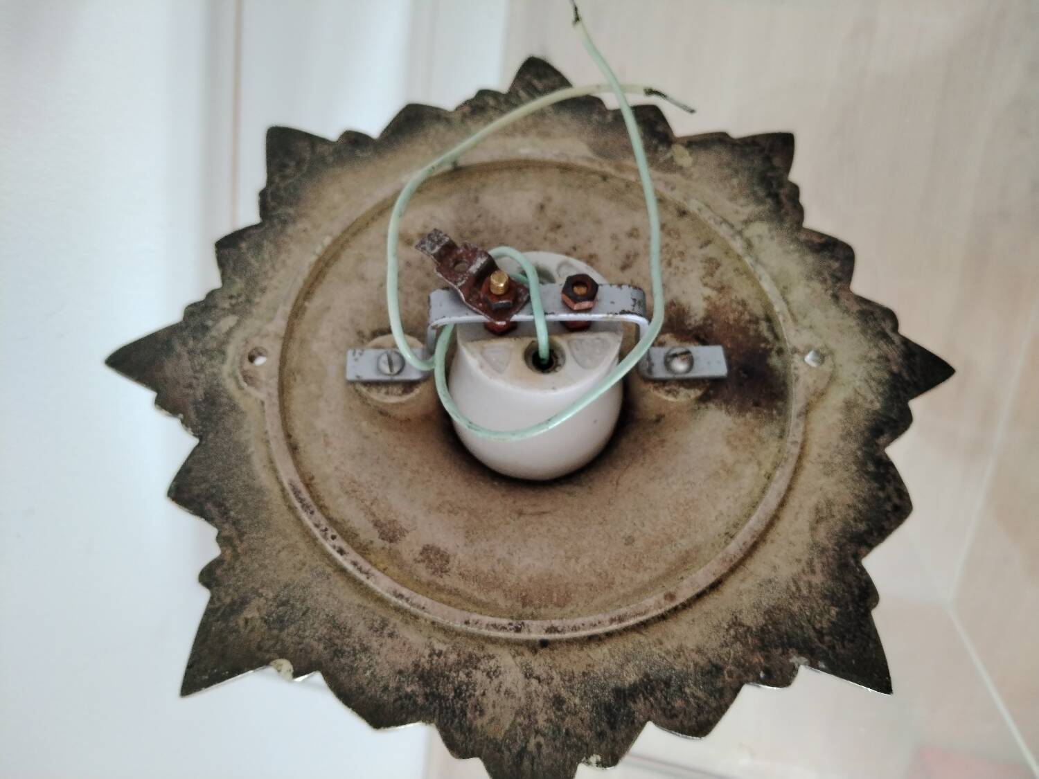 Superb Vintage Soleil mirror wall light