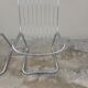 Set of 4 metal chairs by Gastone Rinaldi (without signature)