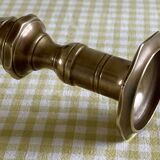 Solid brass candle holder