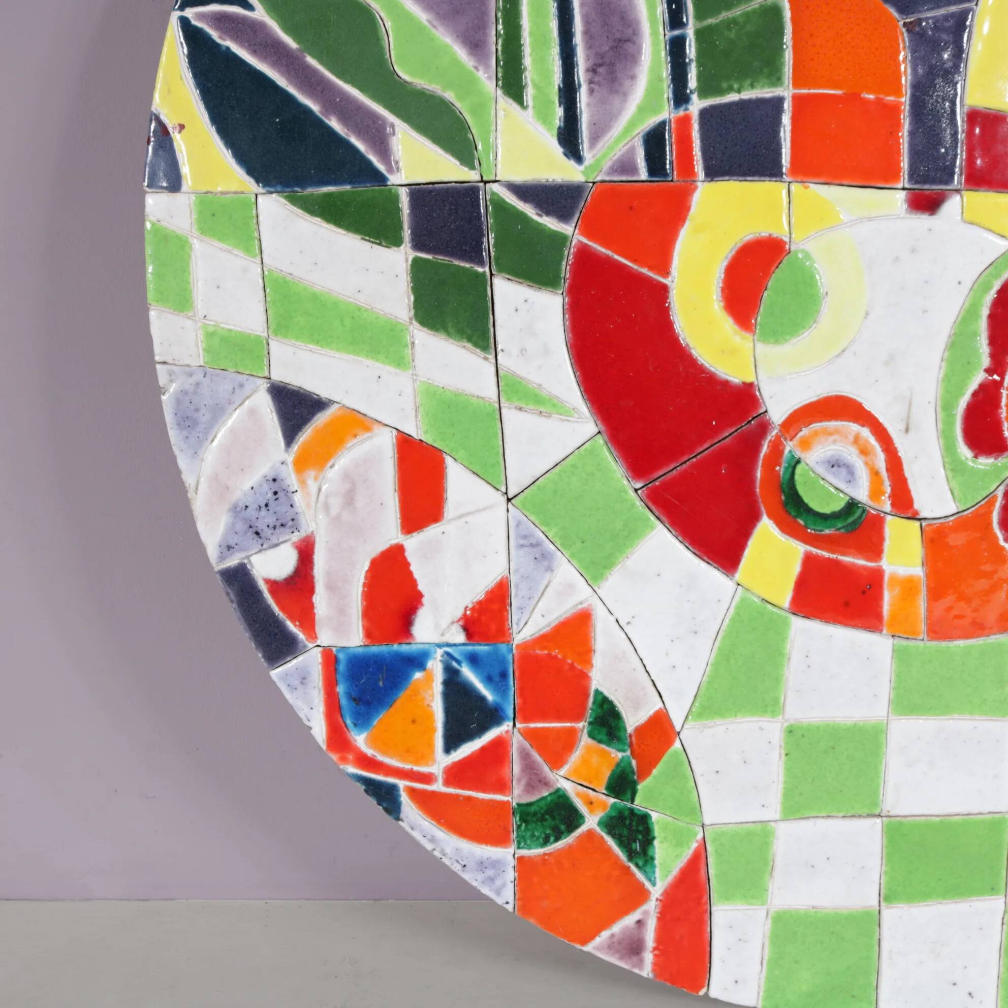 Ceramic artwork from the ABN building, Netherlands 1970