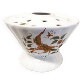 Vase, Pique Fleurs En Faïence Moustiers