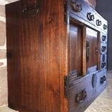 Cabinet, wooden tansu, Japan late Edo period