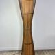 Kobe floor lamp metal and rattan 1990s Ht 170 cm