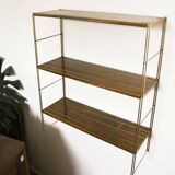 Vintage metal “string” shelf