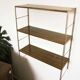 Vintage metal “string” shelf