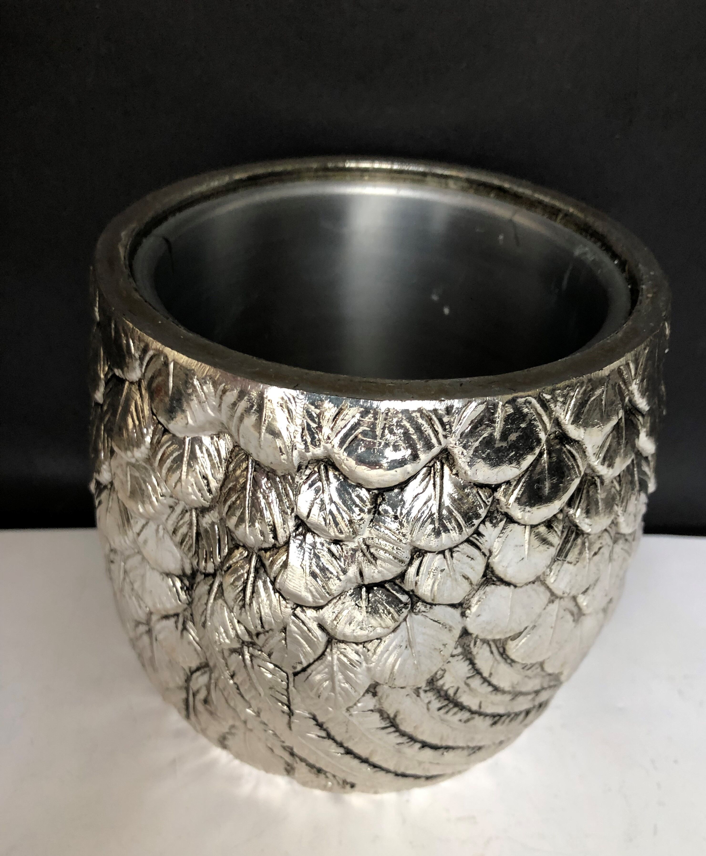 Vintage metal ice bucket