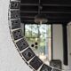 Oval ceramic mosaic mirror from the 50s/60s.