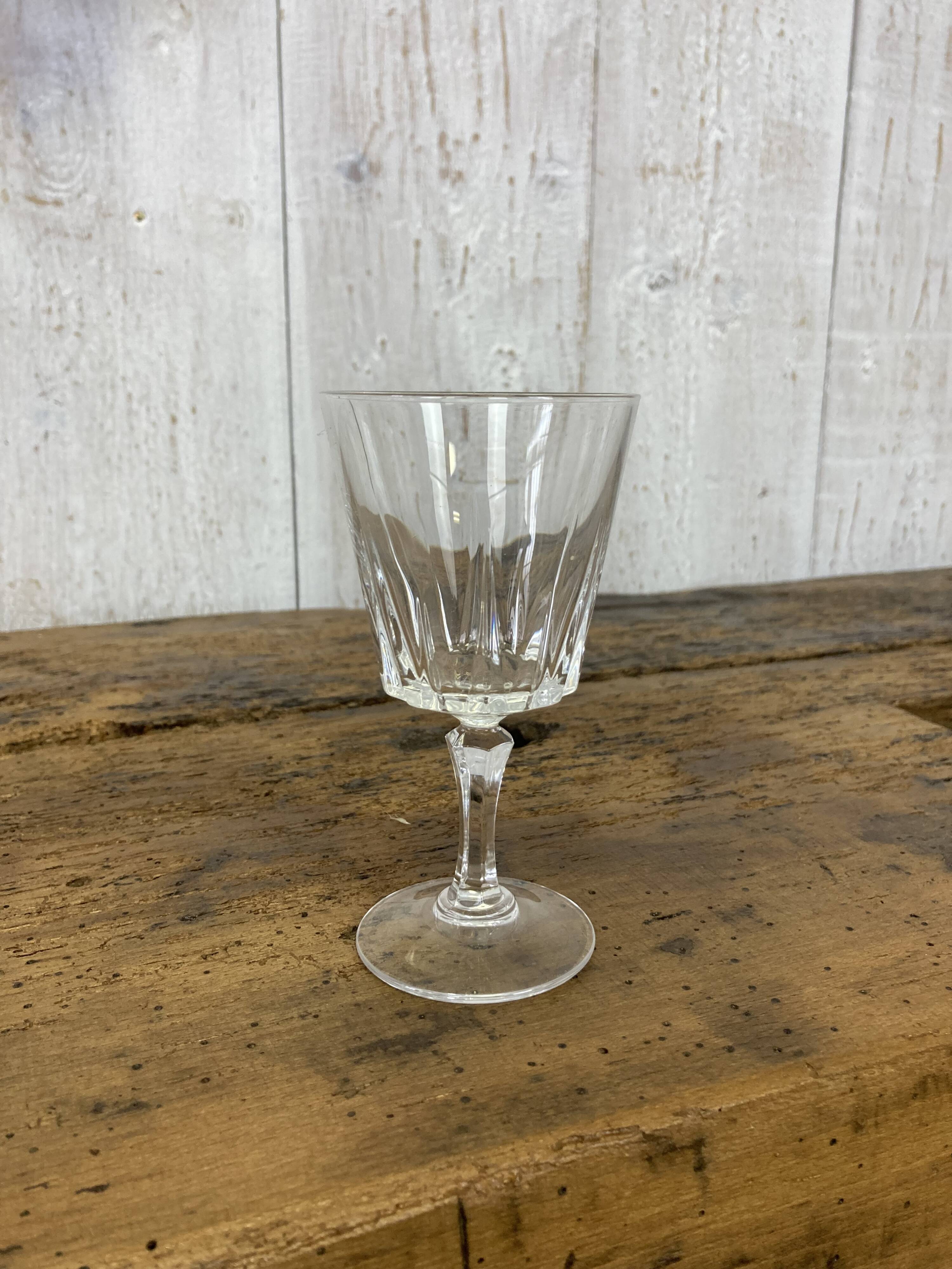 Set of 6 crystal glasses