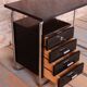 Bauhaus Writing Desk in Oak and Chromed Steel by Robert Slezák, Czech, 1930s