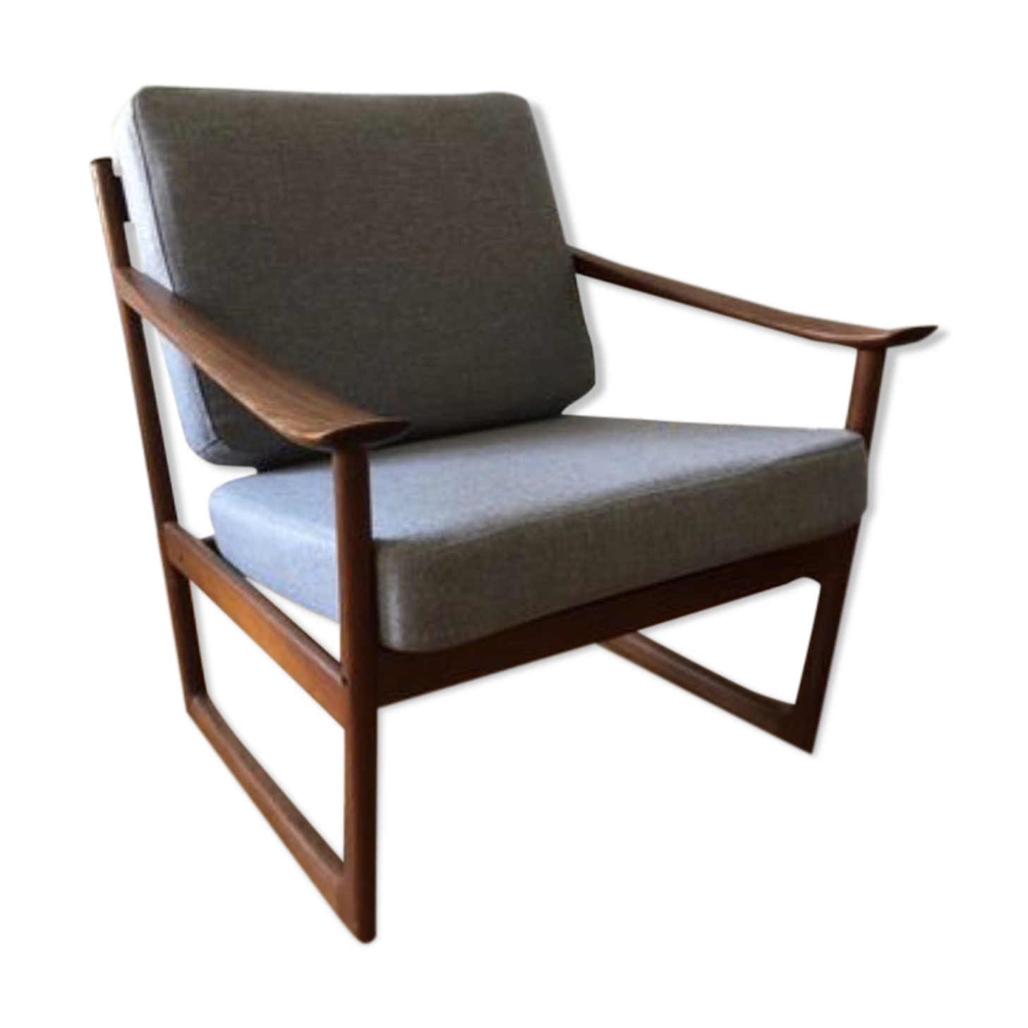 Danish FD130 armchair by Peter Hvidt & Orla Mølgaard-Nielsen for France & Søn, 1960