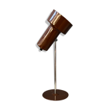 Lampe de bureau space age ajustable marron