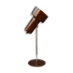 Lampe de bureau space age ajustable marron
