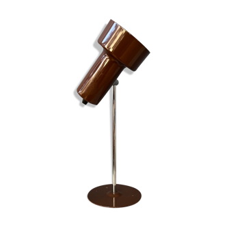 Lampe de bureau space age ajustable marron