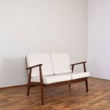 Mid-Century Danish Teak Two-Seater Sofa, 1960s.
