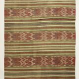 Turkish Anatolian Handmade Vintage Area Kilim Rug 276 cm x 144 cm