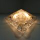 Large triangular glass wall & ceiling lamp, 1960’s