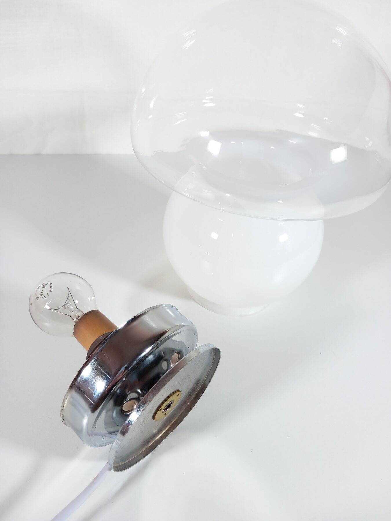 Vintage Table Lamp • Atomic Mushroom • Murano • Space Age • 1960