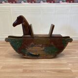 Wooden rocking horse 1950.