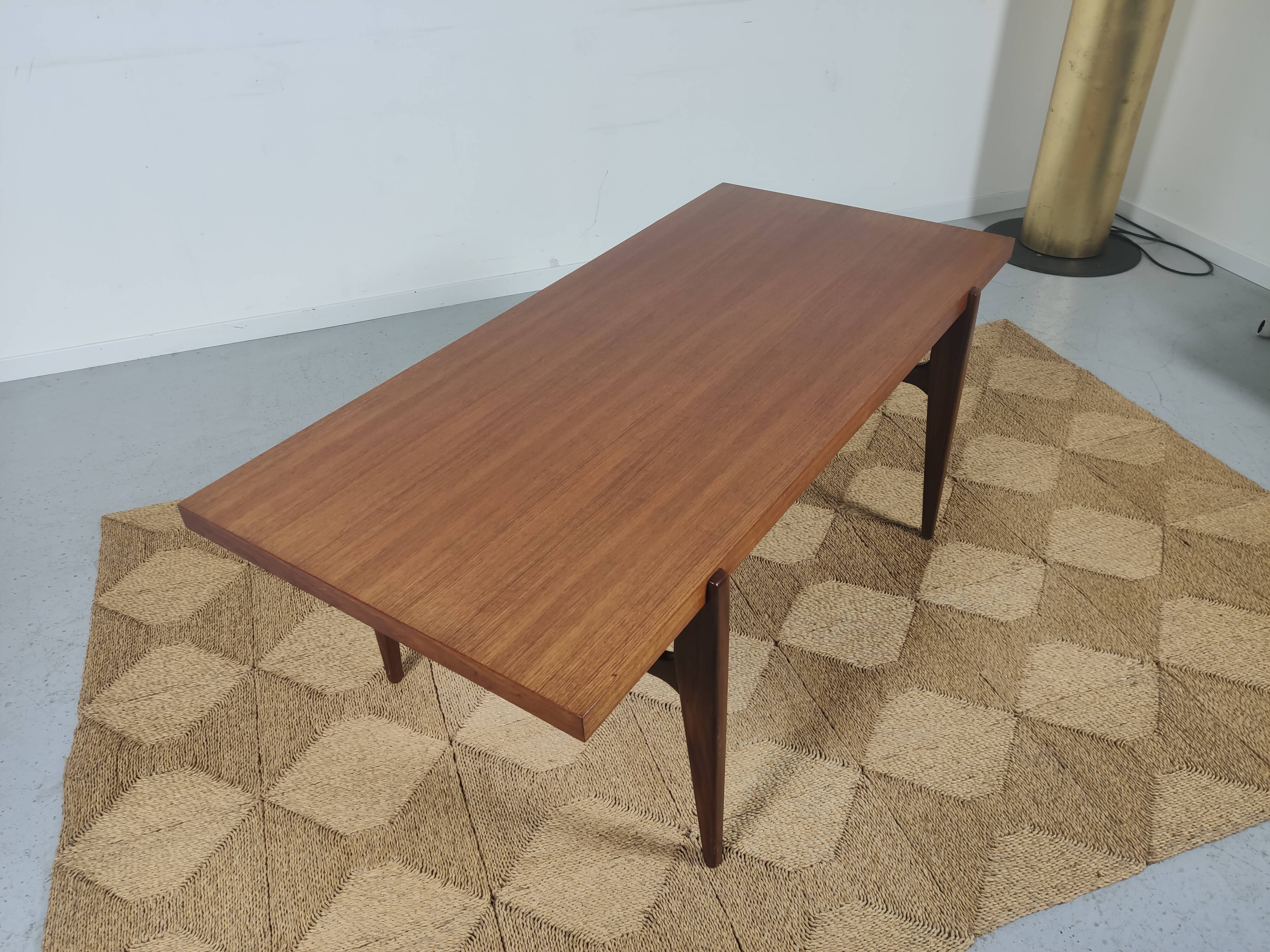 Scandinavian coffee table in teak, 1960s