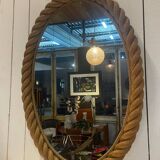 Large rope mirror