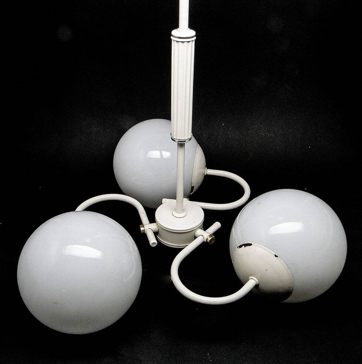 Chandelier à ampoules, Pologne, années 1970