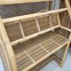 Secretary desk in vintage buri rattan