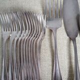 Christofle cake service cutlery set