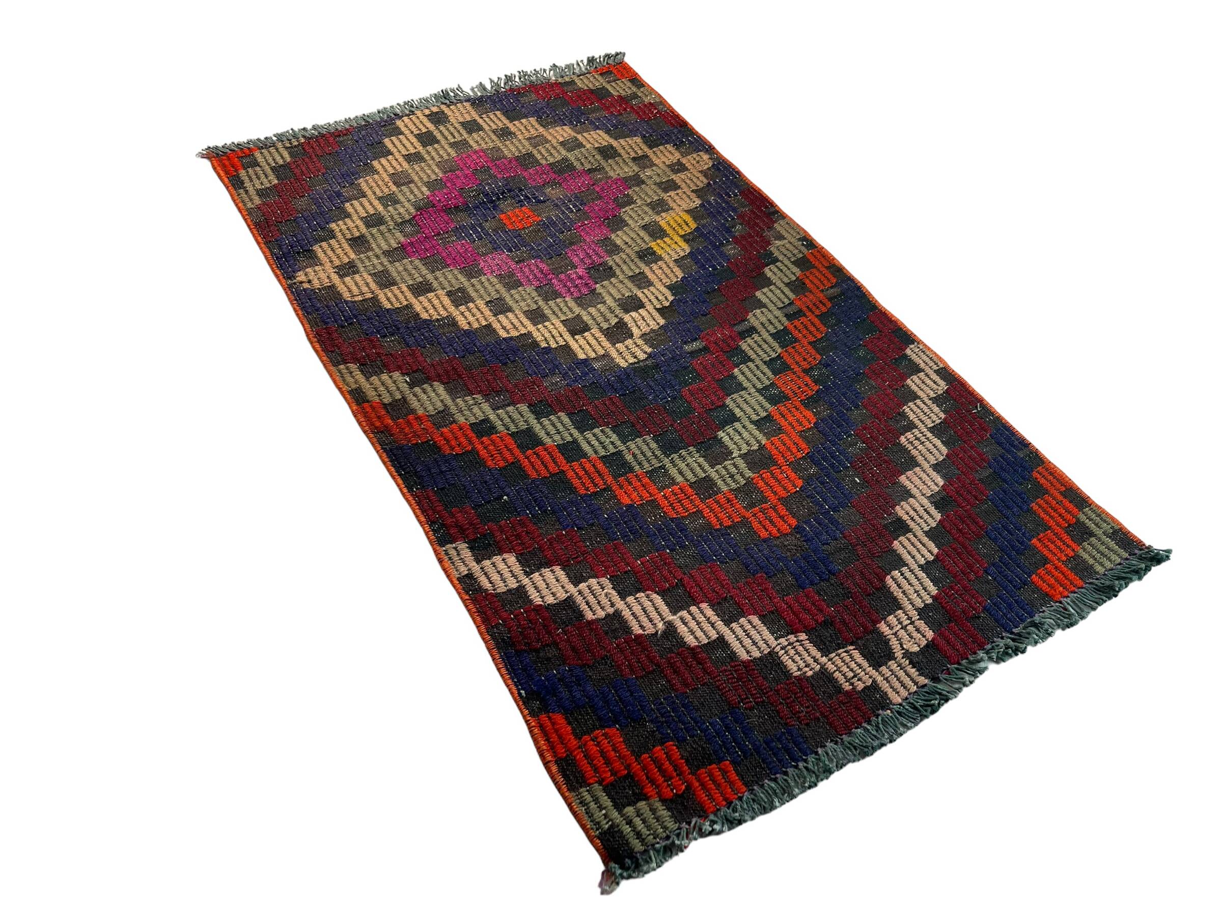 Vintage turkish kilim rug, 95 x 57 cm