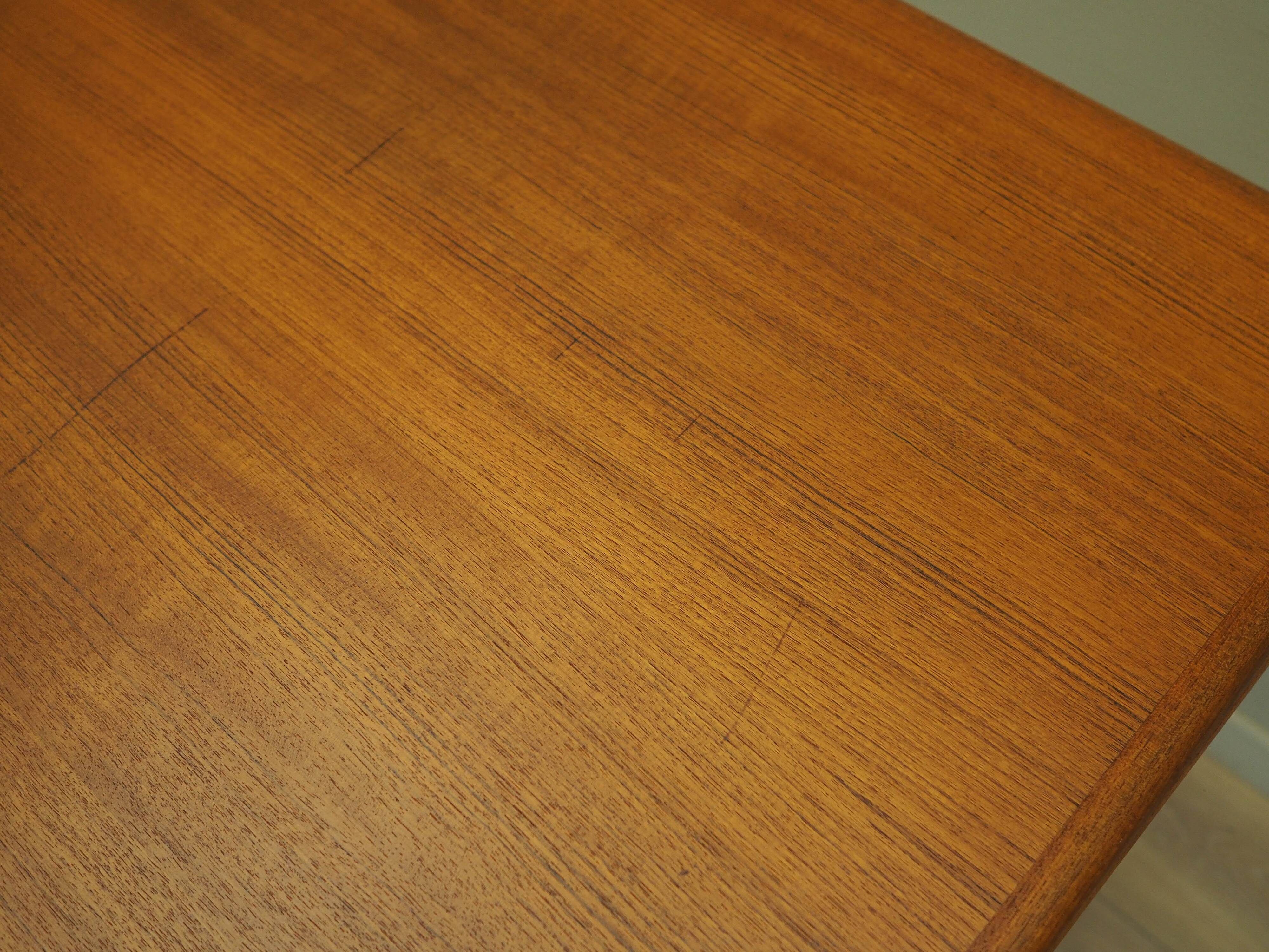 Teak table, Danish design, 1970s, production: Denmark