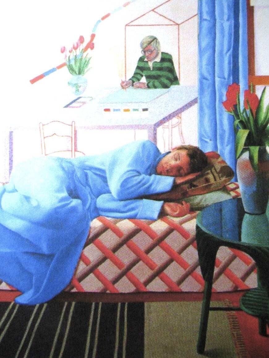 Lithographie de David Hockney signée et numérotée