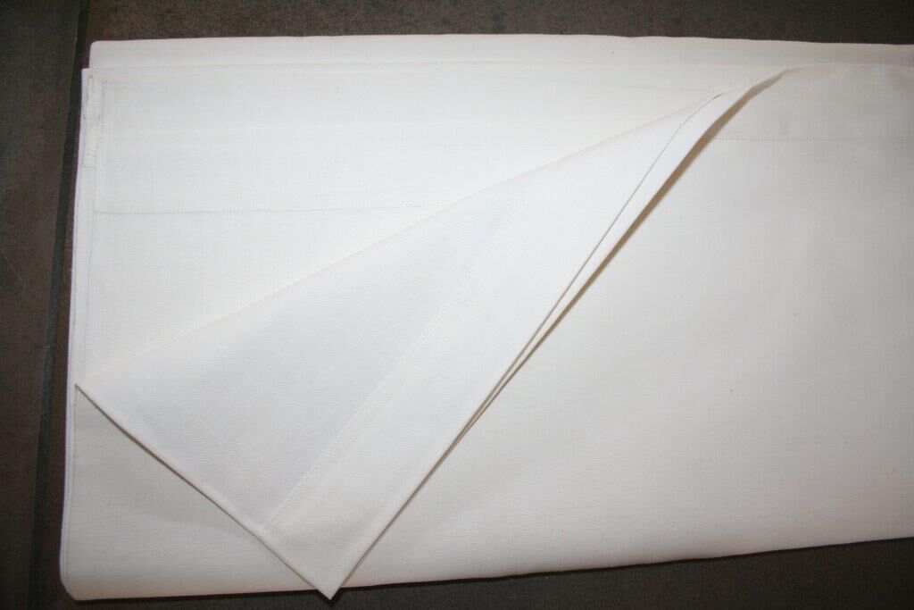 Sheet metis linen/cotton canvas of Gérardmer 220 x 310 cm new