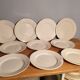 Set of 10 flat plates