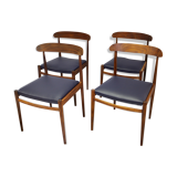 4-Pack Scandinavian chairs 1960