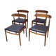 4-Pack Scandinavian chairs 1960