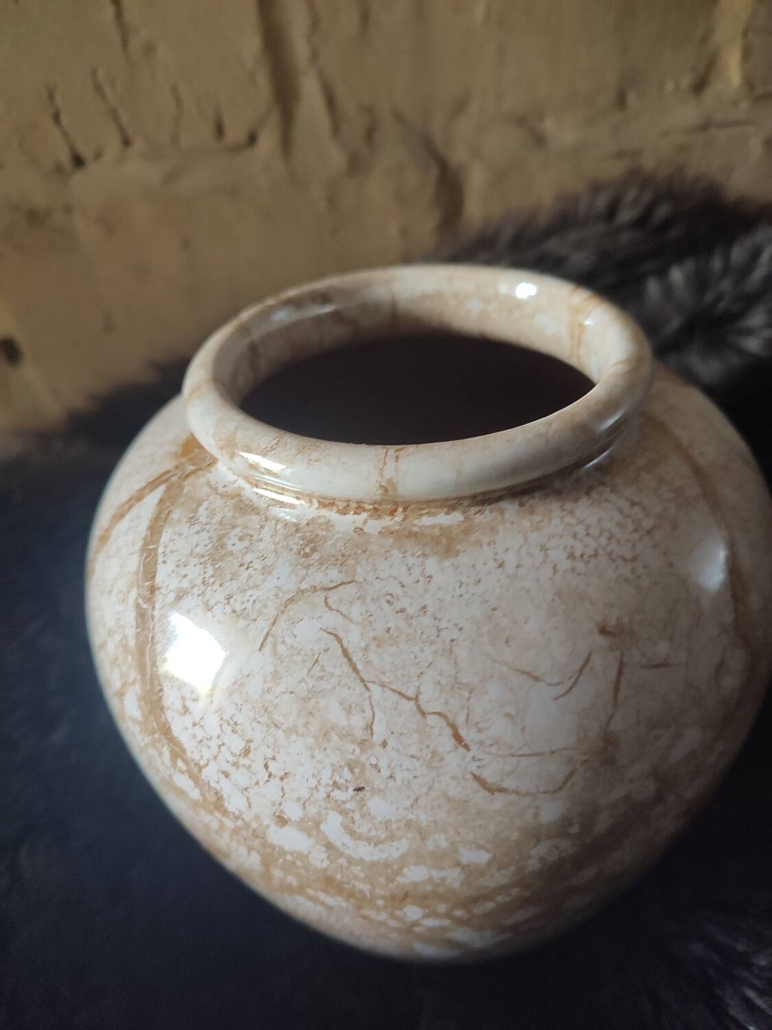 West Germany Scheurich ball vase, model 504, 20 cm