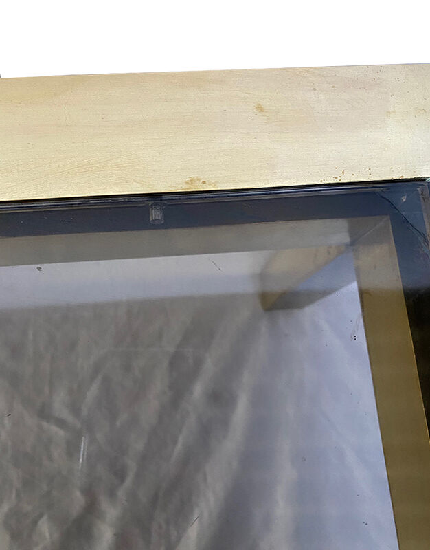 Brass coffee table "Jansen"