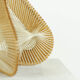 Lampshade for suspension in wire and wood