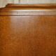 Armoire triple banque Art Déco en érable burr avec porte miroir, circa 1920