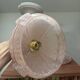 Paire d’appliques murales roses