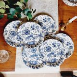 Set of 6 Villeroy&Boch Paradiso defect plates